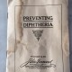 1924 pamphlet entitled Preventing Diphtheria 